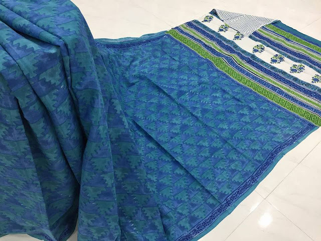 Soft malmal cotton saree