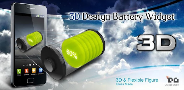 3D Design Battery Widget v1.0 