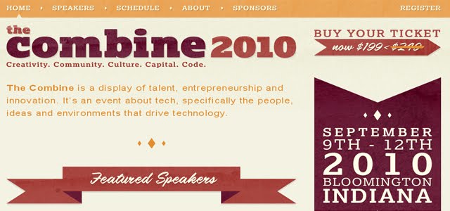 The Combine 2010 Web Design