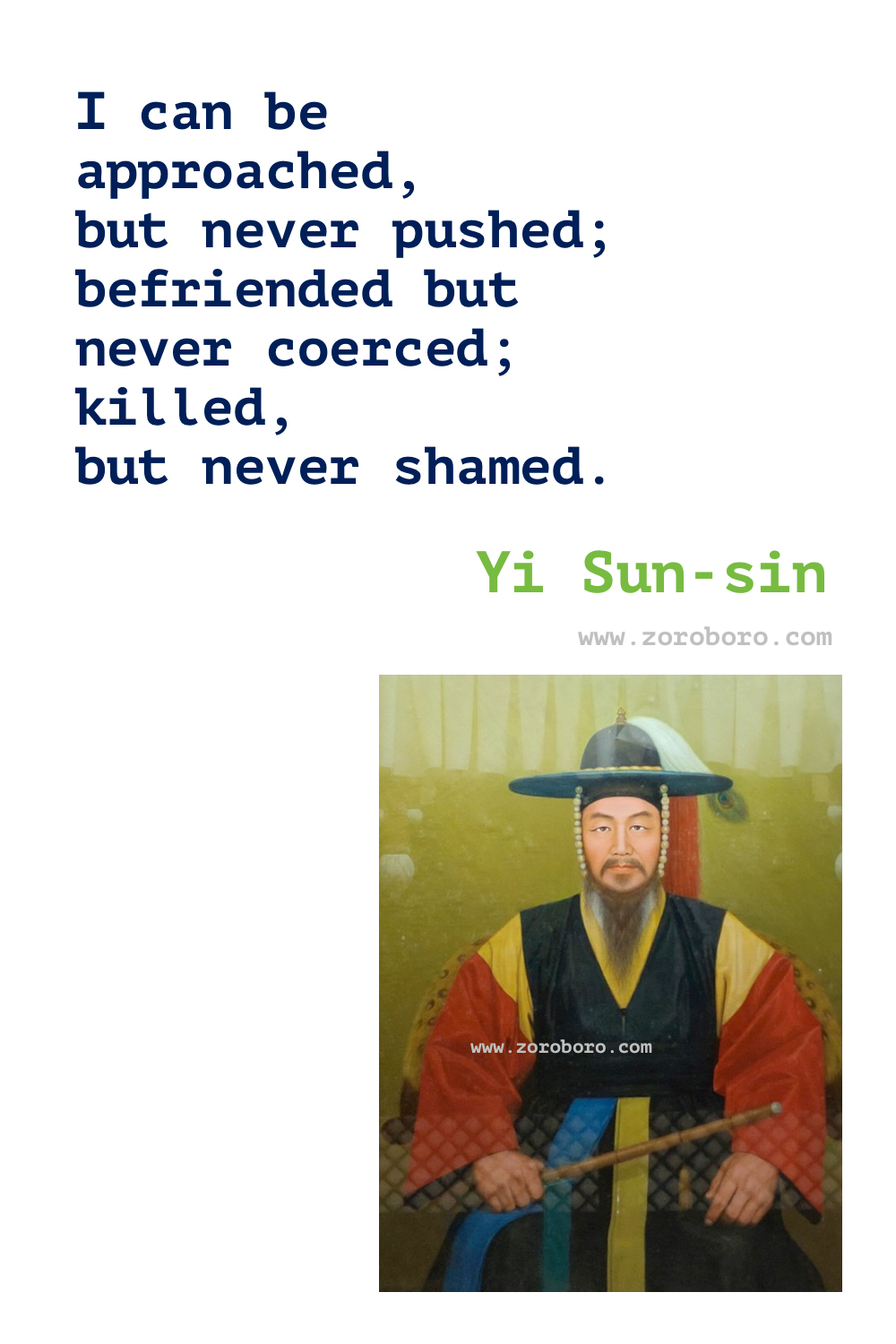 Yi Sun-sin Quotes, Yi Sun-sin Philosophy, Yi Sun-sin Teachings, Yi Sun-sin War Quotes, Yi Sun-sin Poster/Image, Yi Sun-sin Quotes.