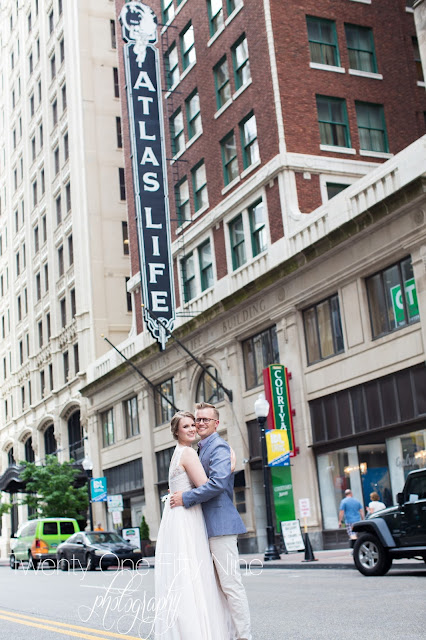 Couple Photography, Tulsa Wedding, Atlas Life Building