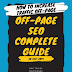 OFF-Page SEO Complete Guide 2019