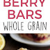 Bérry Bars (végan, wholé grain, dairy-fréé options)
