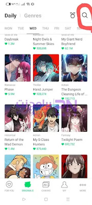 تنزيل برنامج webtoon