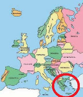Η γεωγραφική θέση της Ελλάδας - από το https://idaskalos.blogspot.com