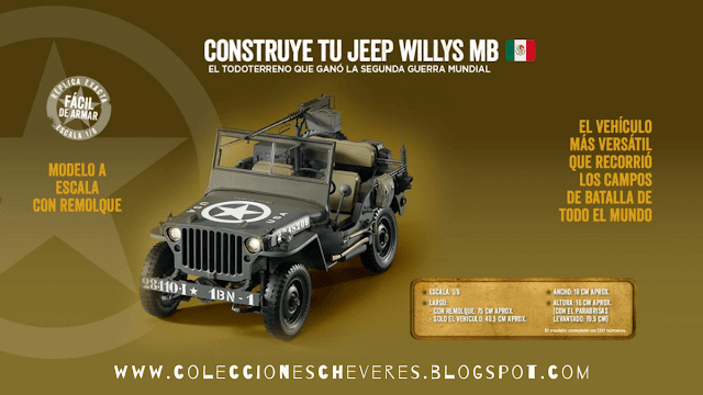 Construye tu Jeep Willys MB 1/8 Salvat México
