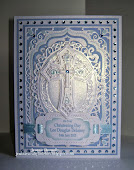 Christening Card, Elegant Labels Four