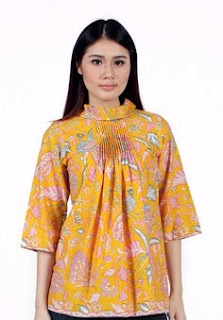 Contoh Model Baju Batik Wanita Terbaru