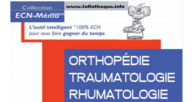 ECN Mémo Orthopédie Traumatologie Rhumatologie PDF gratuit