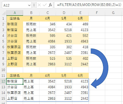 FILTER関数