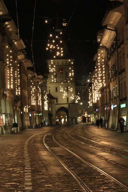 Luminarie natalizie a Berna
