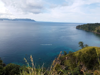 Lautan teduh dilihat dari Bukit Pulisan, Likupang Timur, Minahasa Utara, Sulawesi Utara +jelajahsuwanto