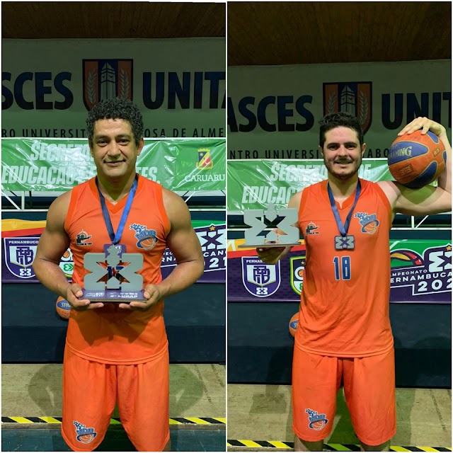 Atletas de Santa Cruz foram vice-campeões do Campeonato Pernambucano de Basquete 3x3