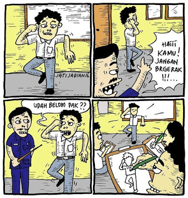 10 Komik Lucu 'Guru dan Murid' yang Kocaknya Kebangetan Banget