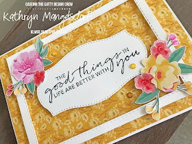 Stampin' Up! Flowers for Every Season Designer Series Paper created by Kathryn Mangelsdorf