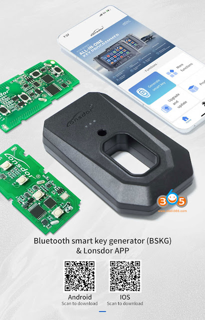 Lonsdor BSKG-EN Bluetooth Smart Key Generator