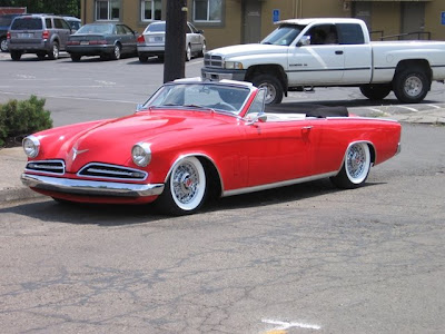 The 1953 Studebaker line featured a sleek hardtop coupe designed by Raymond