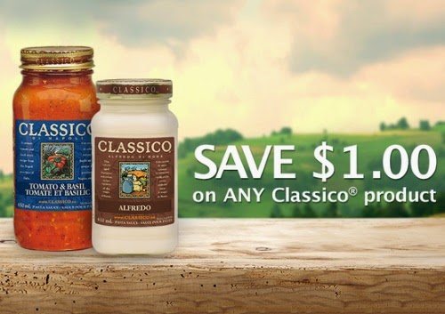 Save.ca Classico Pasta $1 Off Coupon