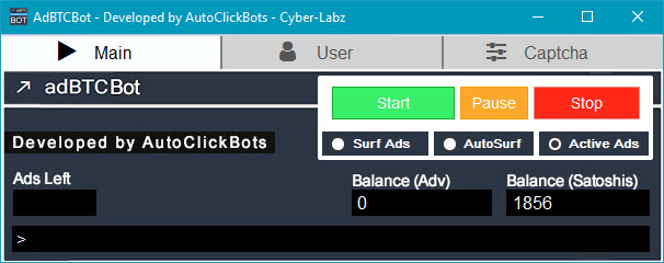 Bot Autoclicker For Adbtc Earn Bitcoins By Surfing And View Sites - 