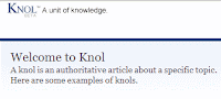 Knoll-Welcome-Page