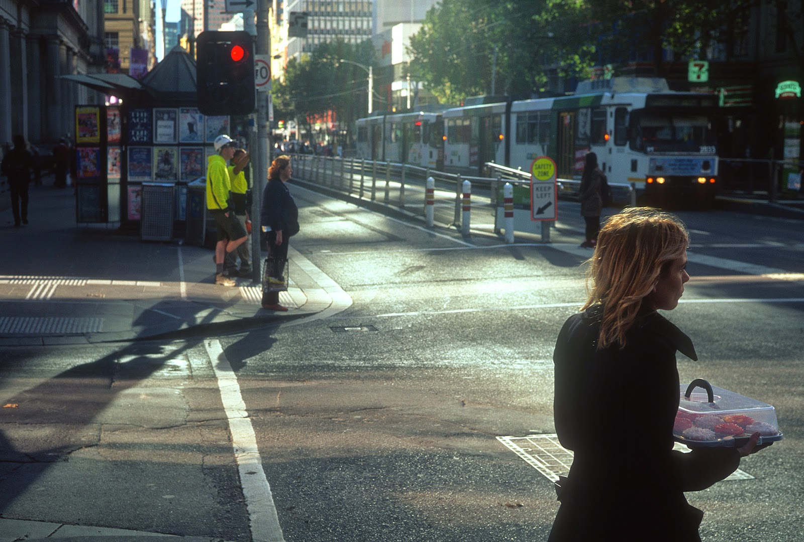 Melbourne Street by Richard McKenzie, Leica M4 Summicron-M 50mm Dual Range Fujifilm Velvia 50