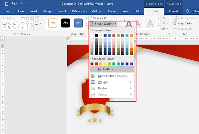 download template sertifikat word gratis