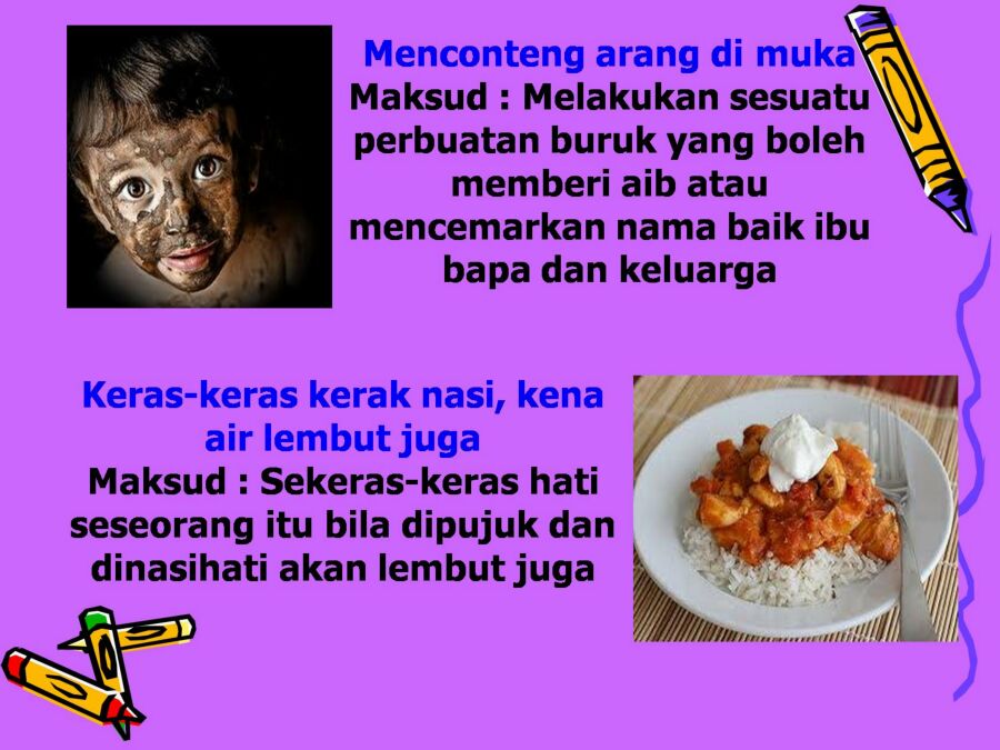 Contoh Bergambar  Memahami Makna Peribahasa