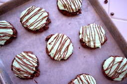 Mint Chocolate Brownie Cookies