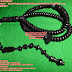 Muslim Prayer Beads Wood Tasbih Kaokah Hitam Bulat Roda Propil Model Pakistan : Kerajinan Tasbih Ukuran 99 biji Diameter 7 mm