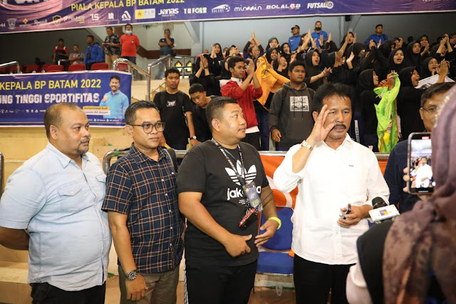 Atmosfer Kemeriahan pada Istana Sport Cup Futsal Turnamen Piala Kepala BP Batam 2022