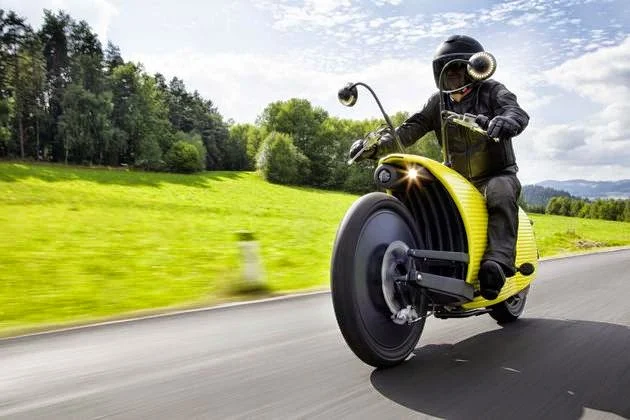 Johammer Electric Motorcycle with incredible performance in streamline gastropoda body