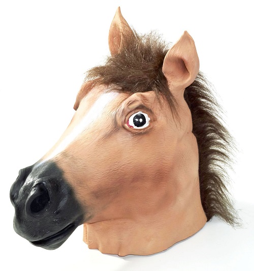 Halloween Masks for Sale & Deals - Forum Novelties Brown Horse Deluxe Latex Farm Animal Costume Mask