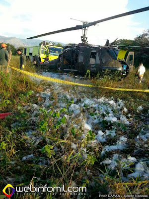 Accidente Helicoptero UH-1H Colombia FAC4505