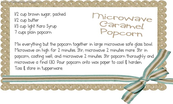 caramel popcorn