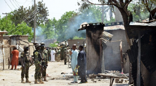 Boko Haram Terrorists Burn Down 90 Houses, Churches, Shops In Borno