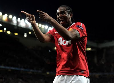 Anderson Manchester United vs Schalke 04 Champions League