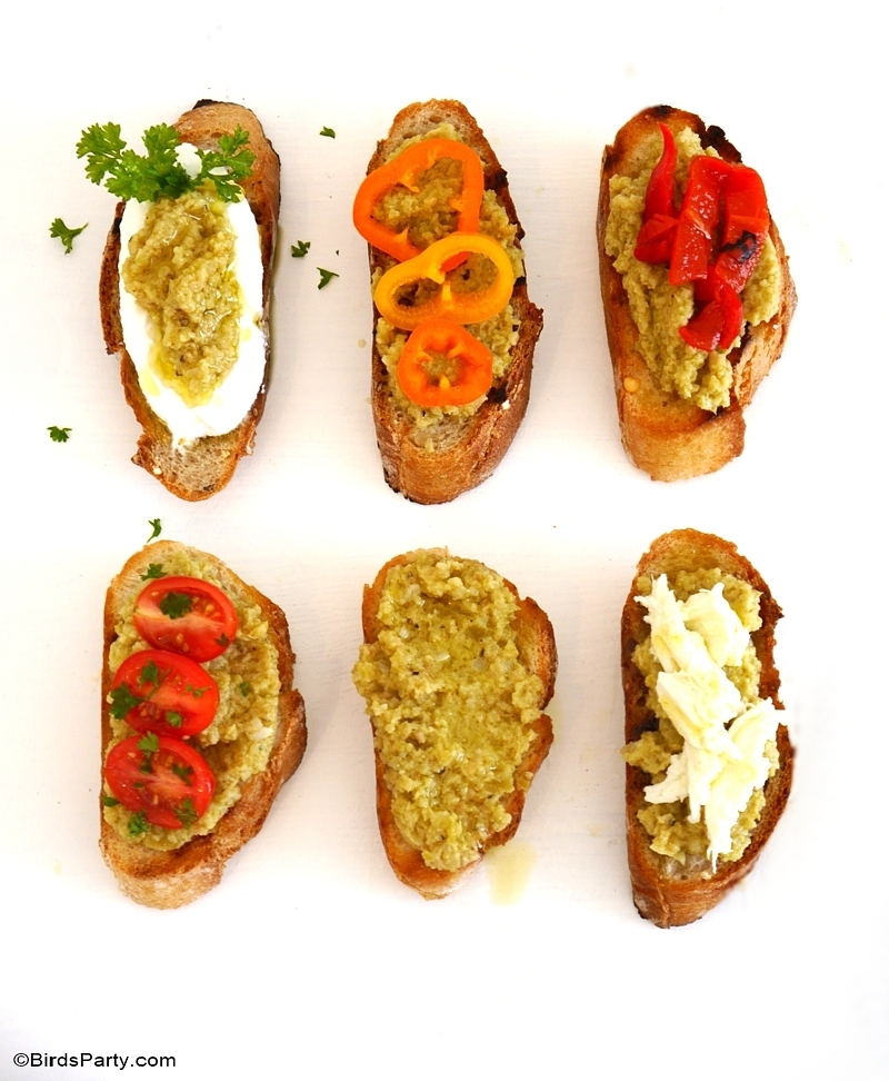 Recette Apéritif Facile: Crostini à la Tapenade