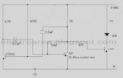 Rangkaian Penguji FET| Mosfet