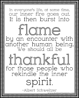 Thankful to the people who rekindle the inner spirit