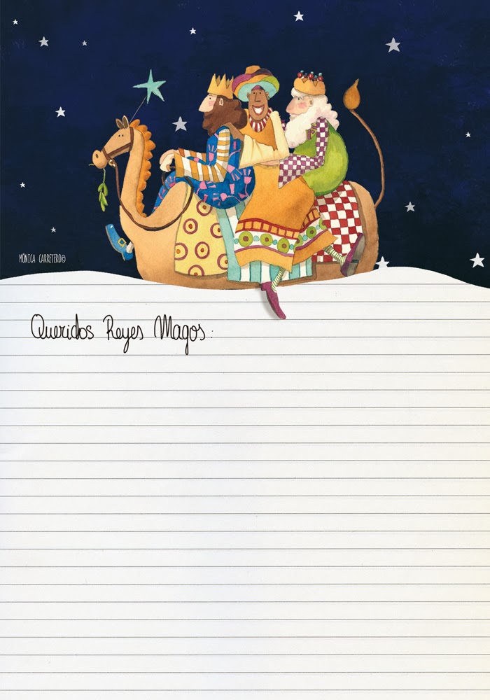 Cuaderno de viaje: Queridos Reyes Magos