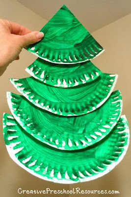 http://creativepreschoolresources.com/2012/12/06/3-d-christmas-trees/