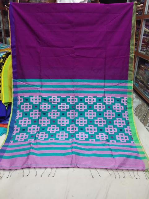 Jamdani Cotton Silk saree 