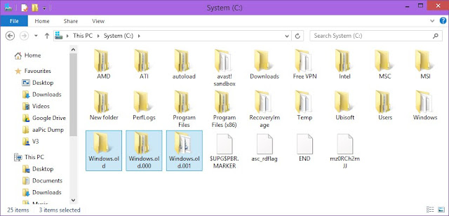 Cara Menghapus folder Windows Old Setelah Upgrade Windows