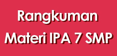 Download Materi Pelajaran IPA Kelas 7 SMP/MTs 