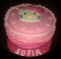 TARTA FONDANT HELLO KITTY