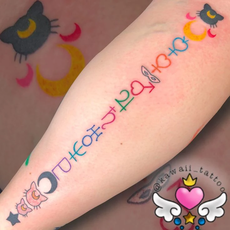 Ideas de tatuajes de Sailor Moon Kawaii