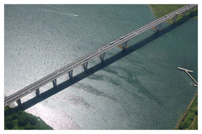 Orwell Bridge, suffolk, ipswich, river crossing, derek anson, river, Orwell, photographers, photographer, flight, aeroplane, 