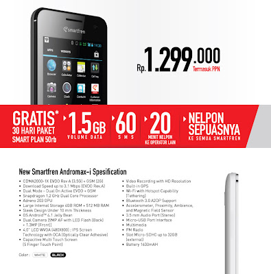 Spesifikasi dan Harga Andromax i