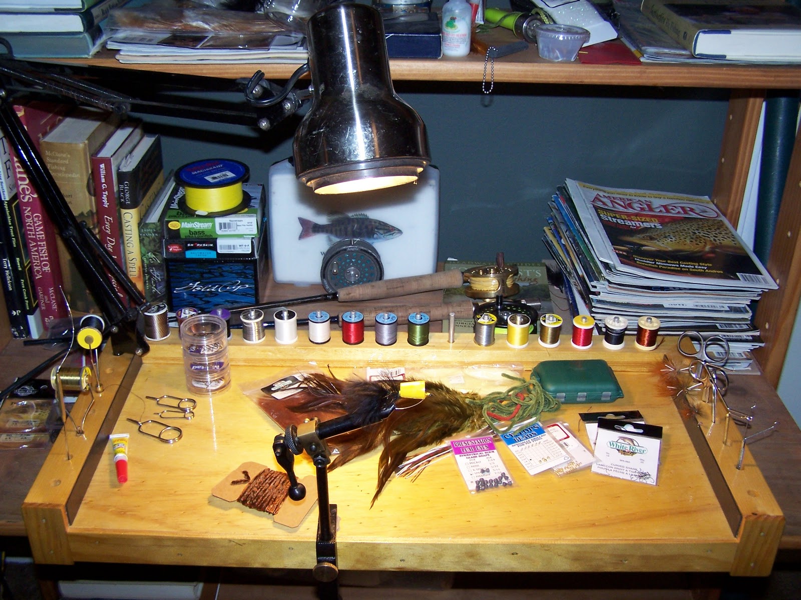 portable fly tying bench plans
