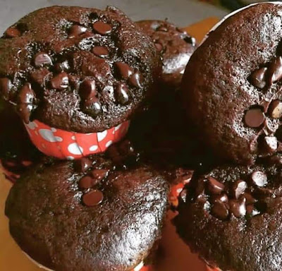 Muffin Pisang Coklat Moist ~ Rubiah Kadir